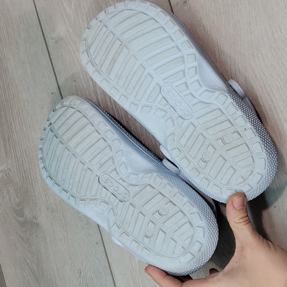 Crocs Women Clogs Classic Fuzz  Insulated lined Mules Outdoor shoes sz 7 - Picture 10 of 13